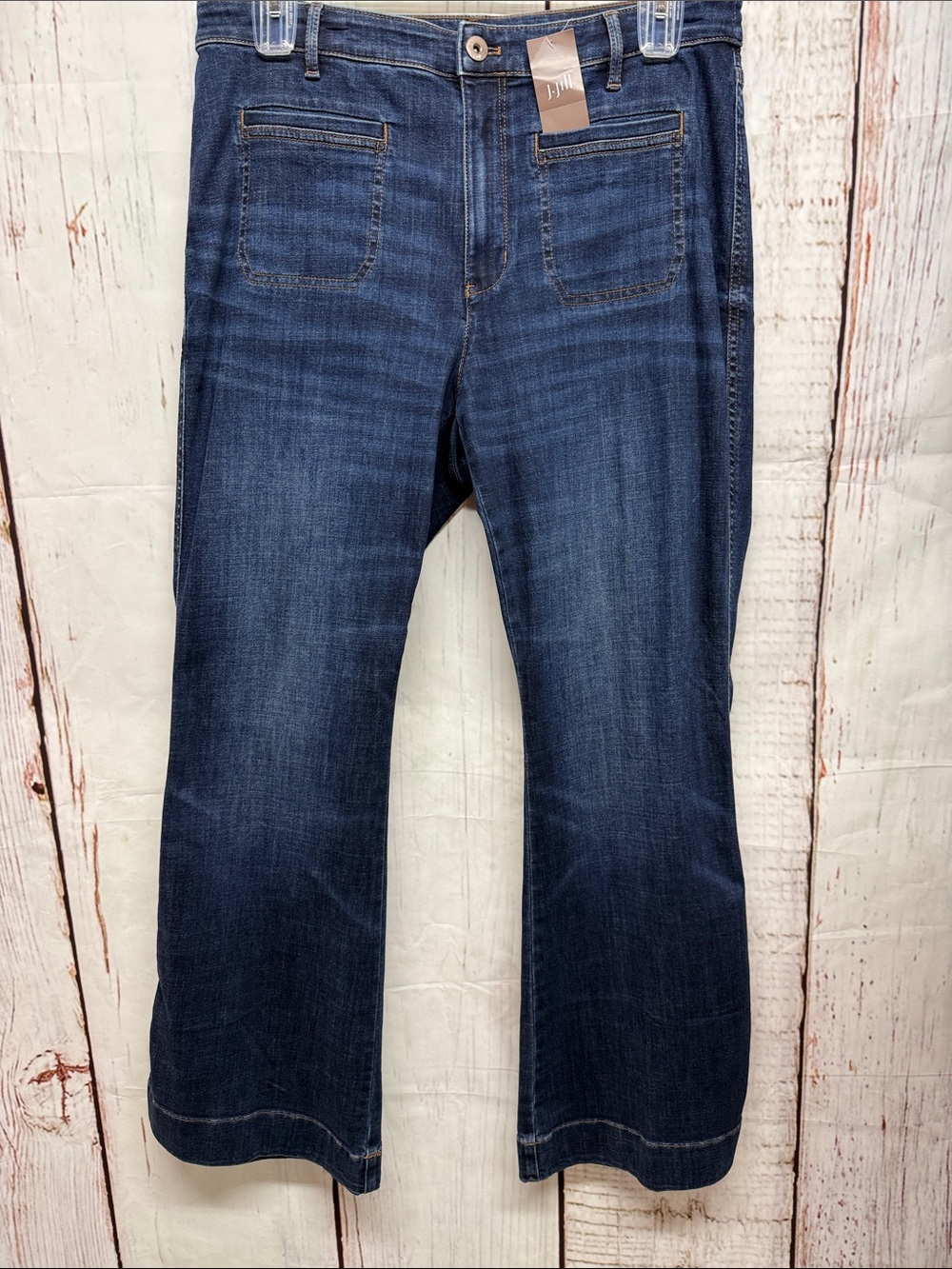 NWT J.Jill Flare Tremont Wash Jeans - Picture 1 of 8
